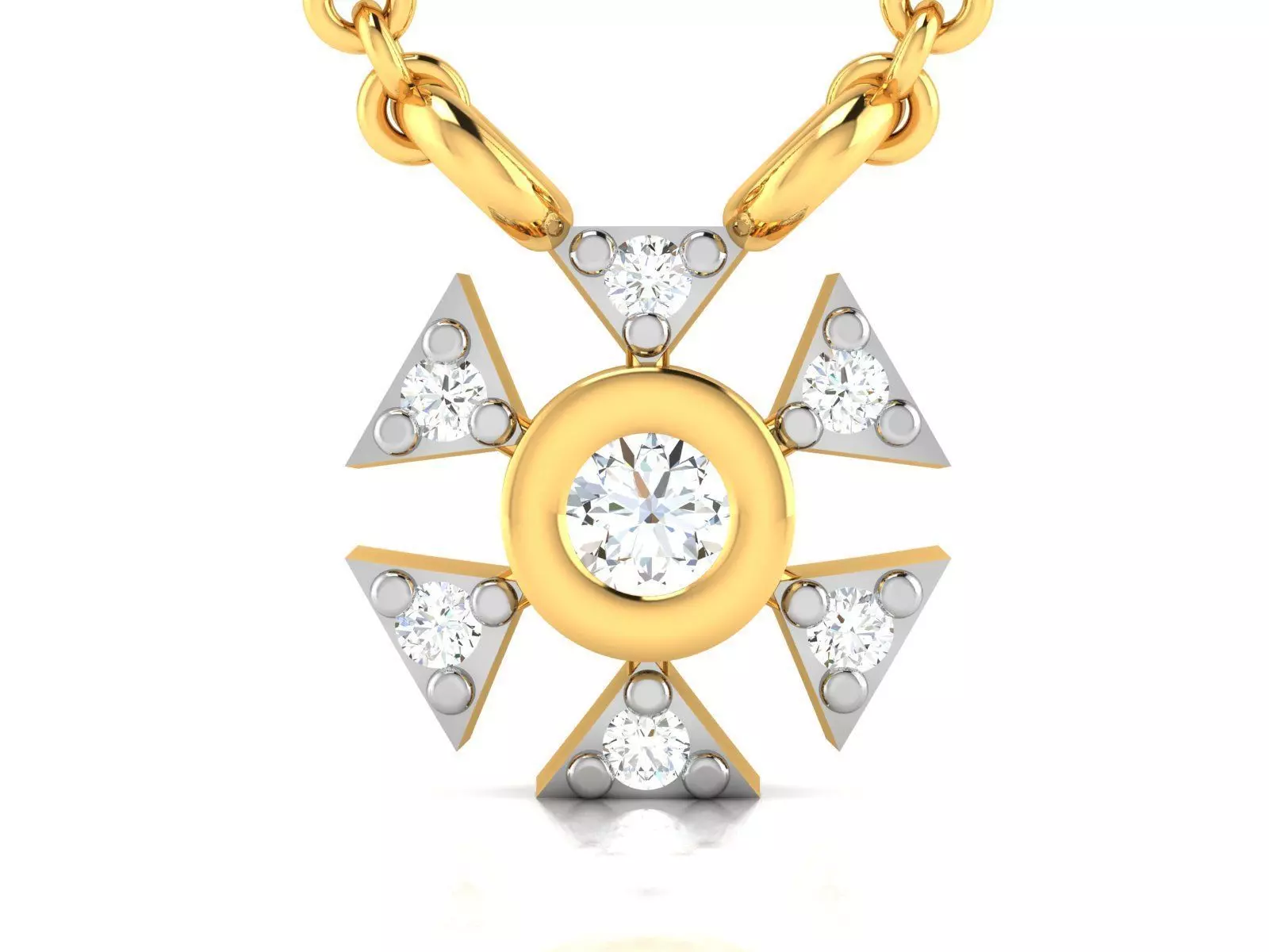 Women pendant 3D print model_0