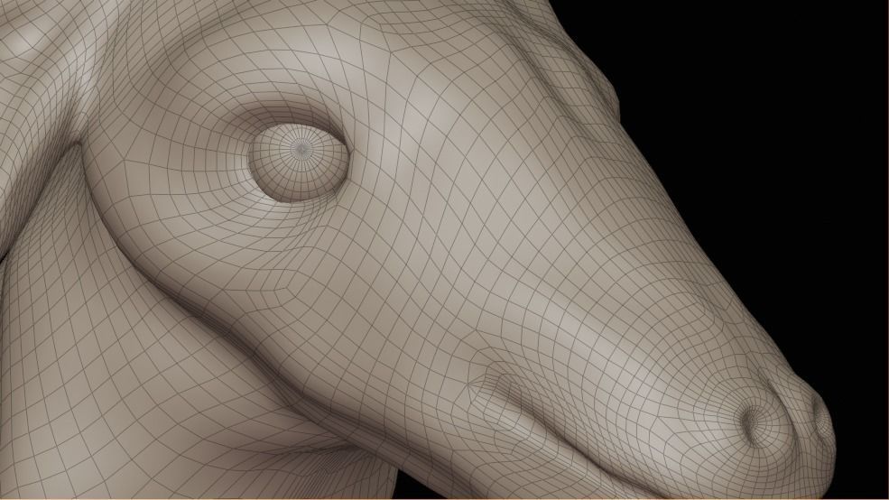 Goat Head 3D model_11