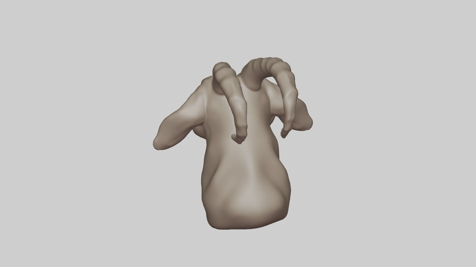 Goat Head 3D model_20