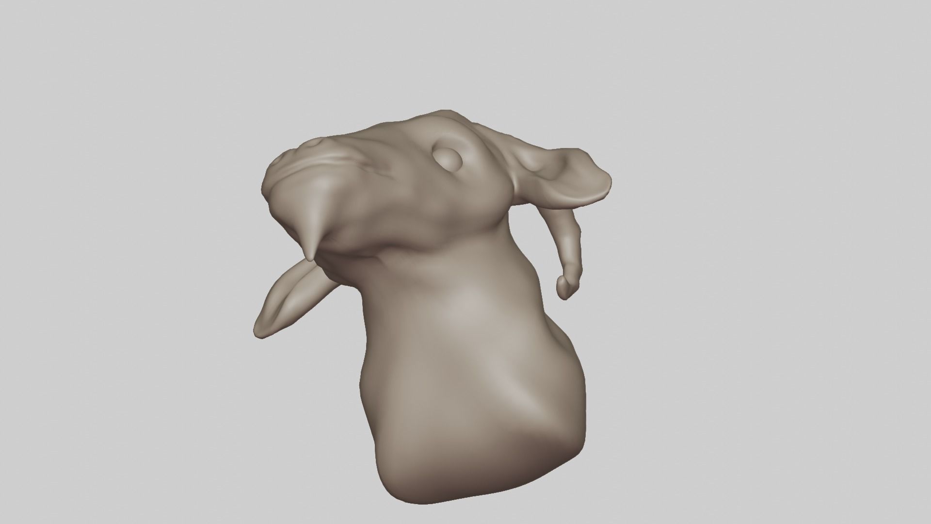 Goat Head 3D model_15