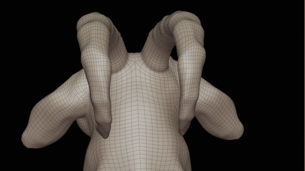 Goat Head 3D model_13