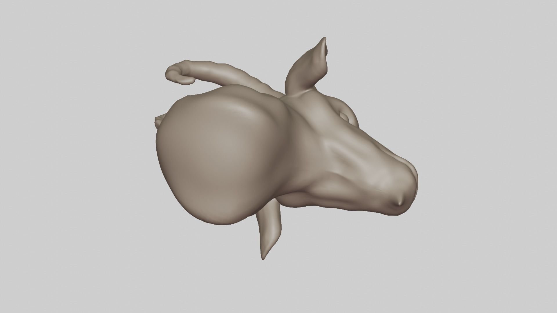 Goat Head 3D model_9