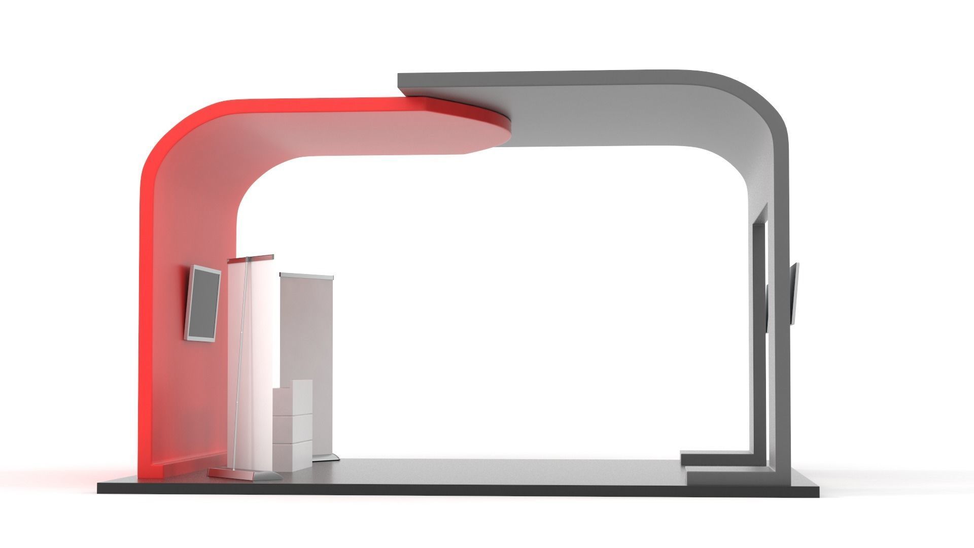 Exhibition Stand Design 3D model_6