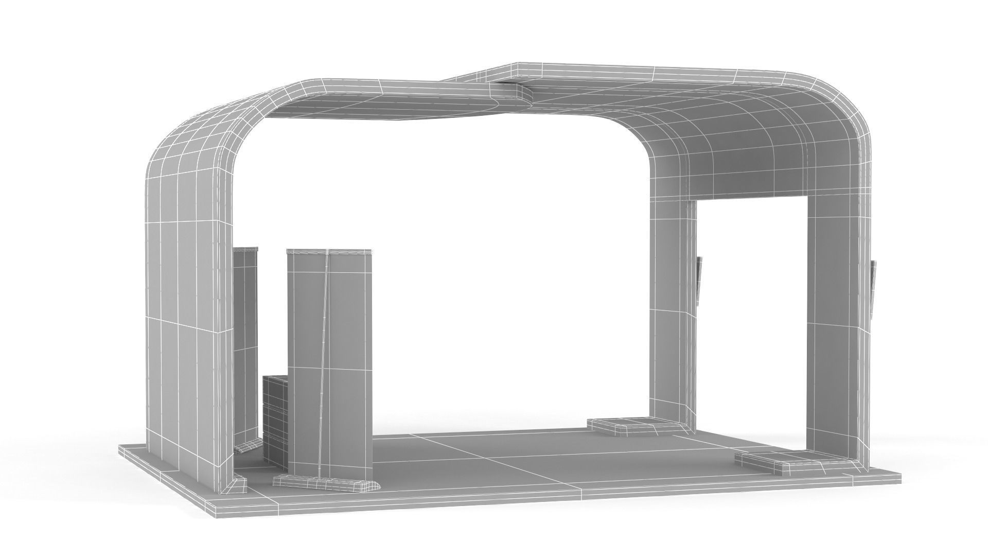 Exhibition Stand Design 3D model_12
