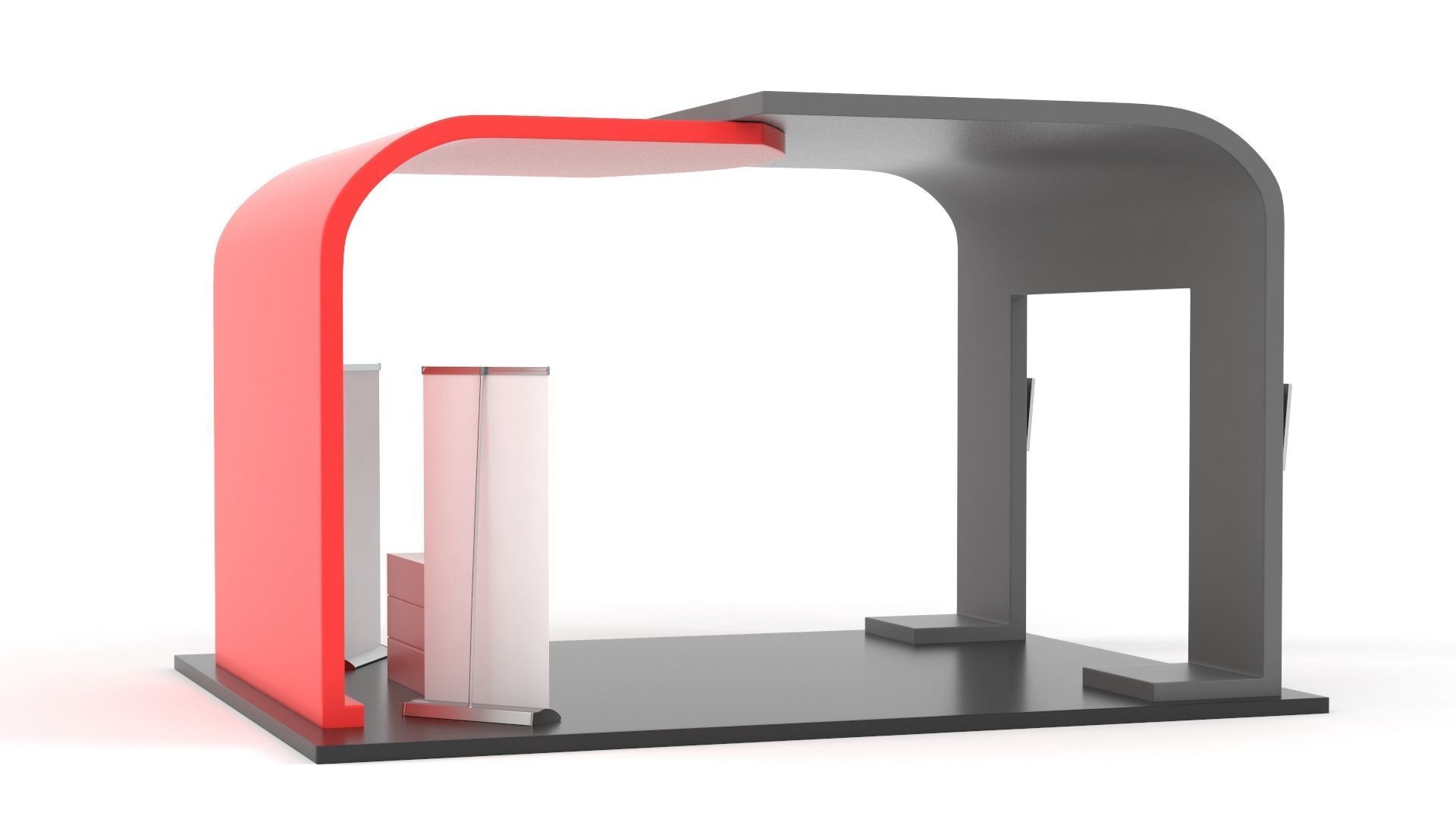 Exhibition Stand Design 3D model_5
