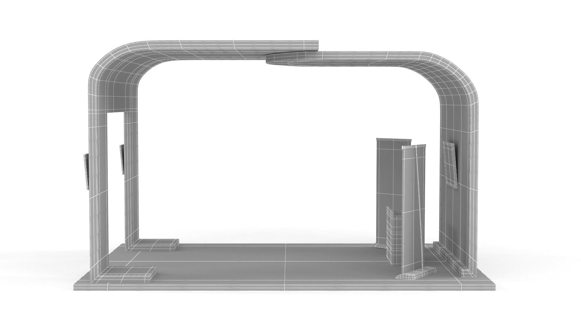 Exhibition Stand Design 3D model_10