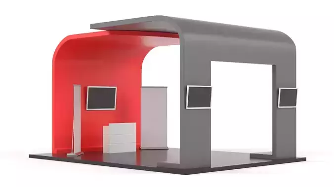 Exhibition Stand Design 3D model