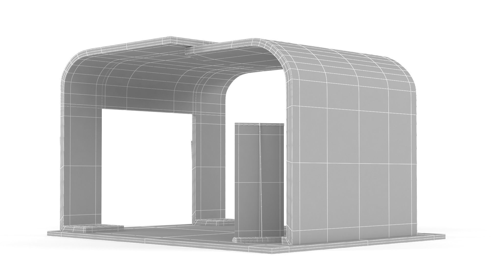 Exhibition Stand Design 3D model_11