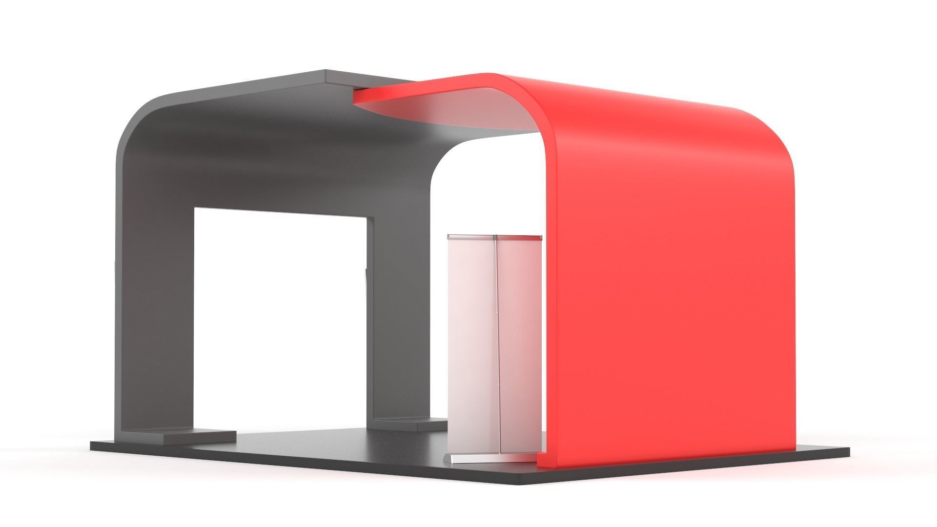 Exhibition Stand Design 3D model_4