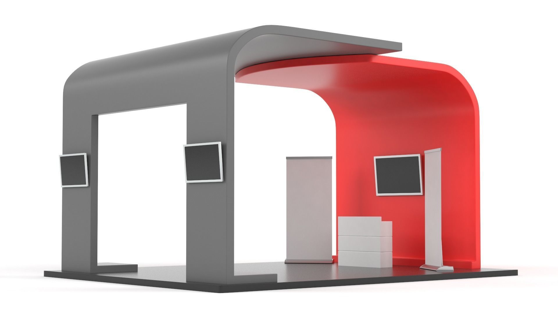 Exhibition Stand Design 3D model_2