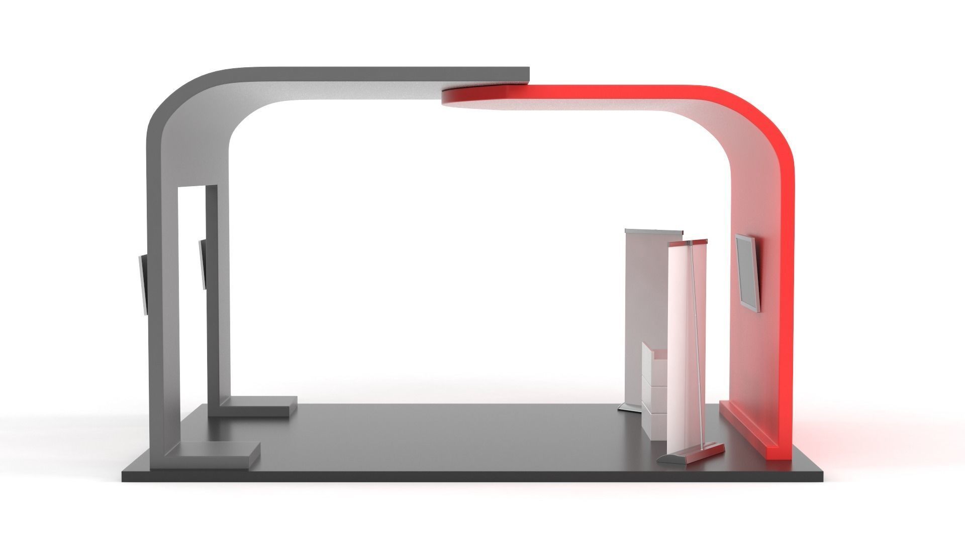 Exhibition Stand Design 3D model_3