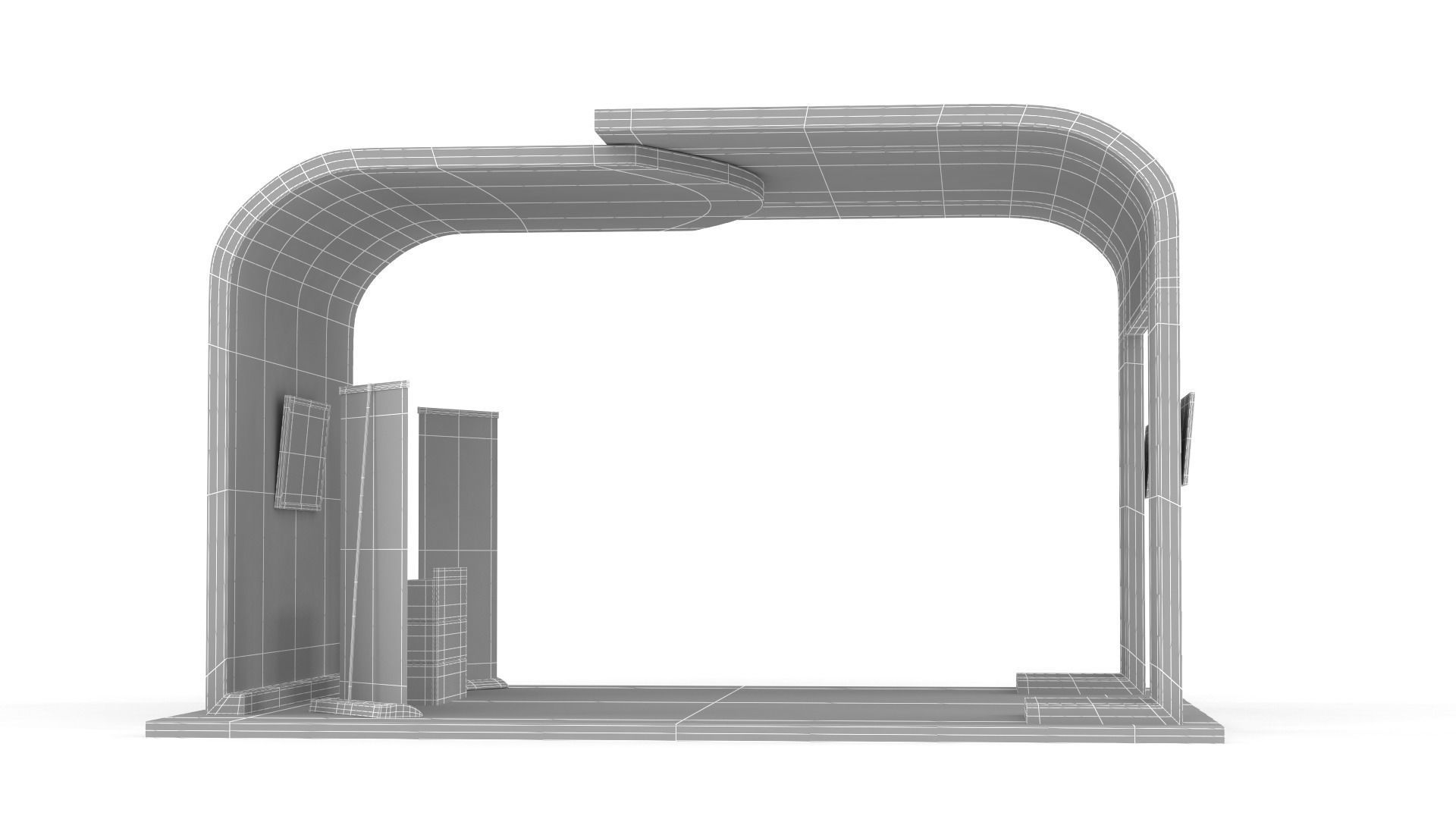 Exhibition Stand Design 3D model_13