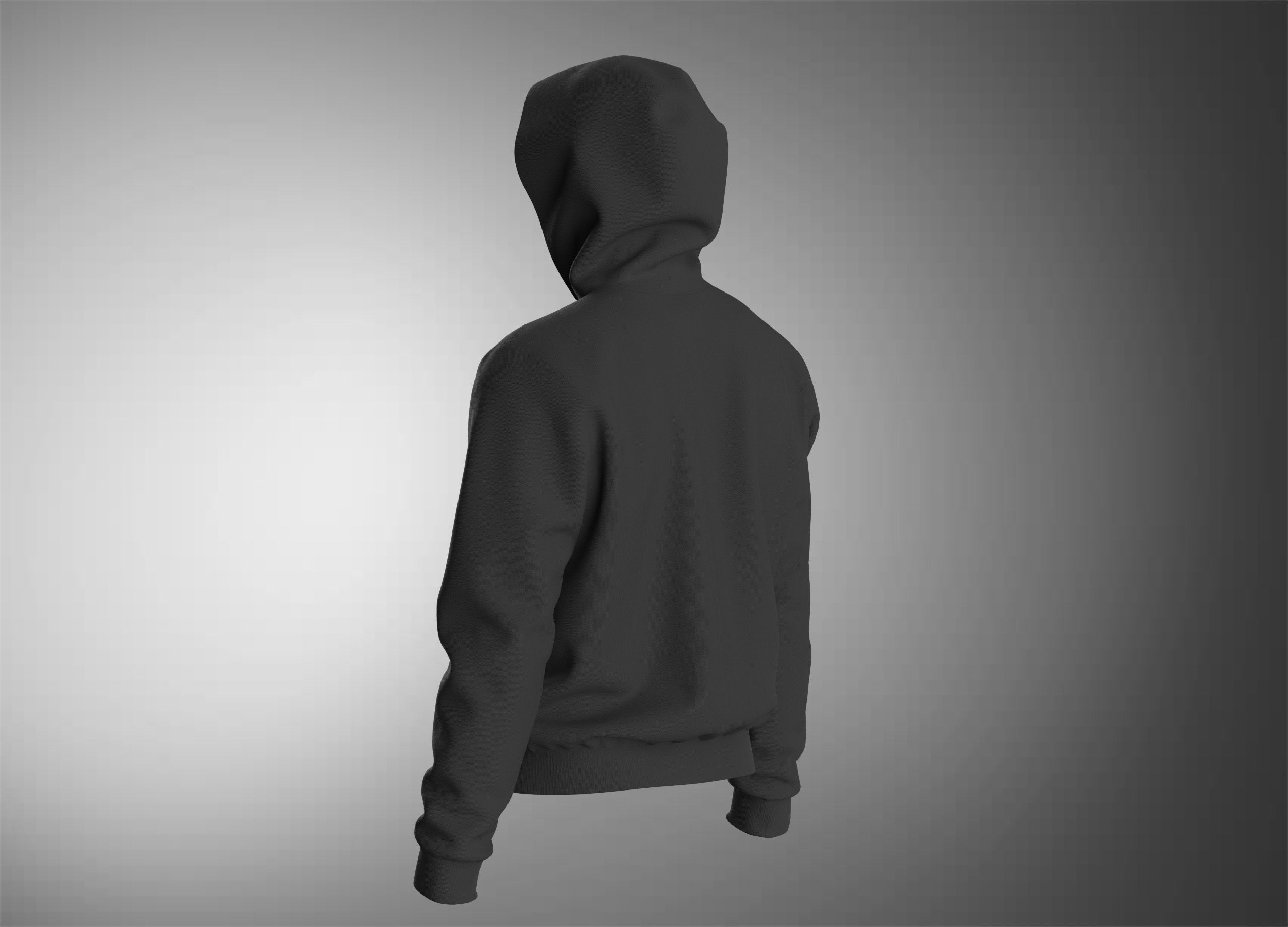 Hoodie Sweat 3D model_7