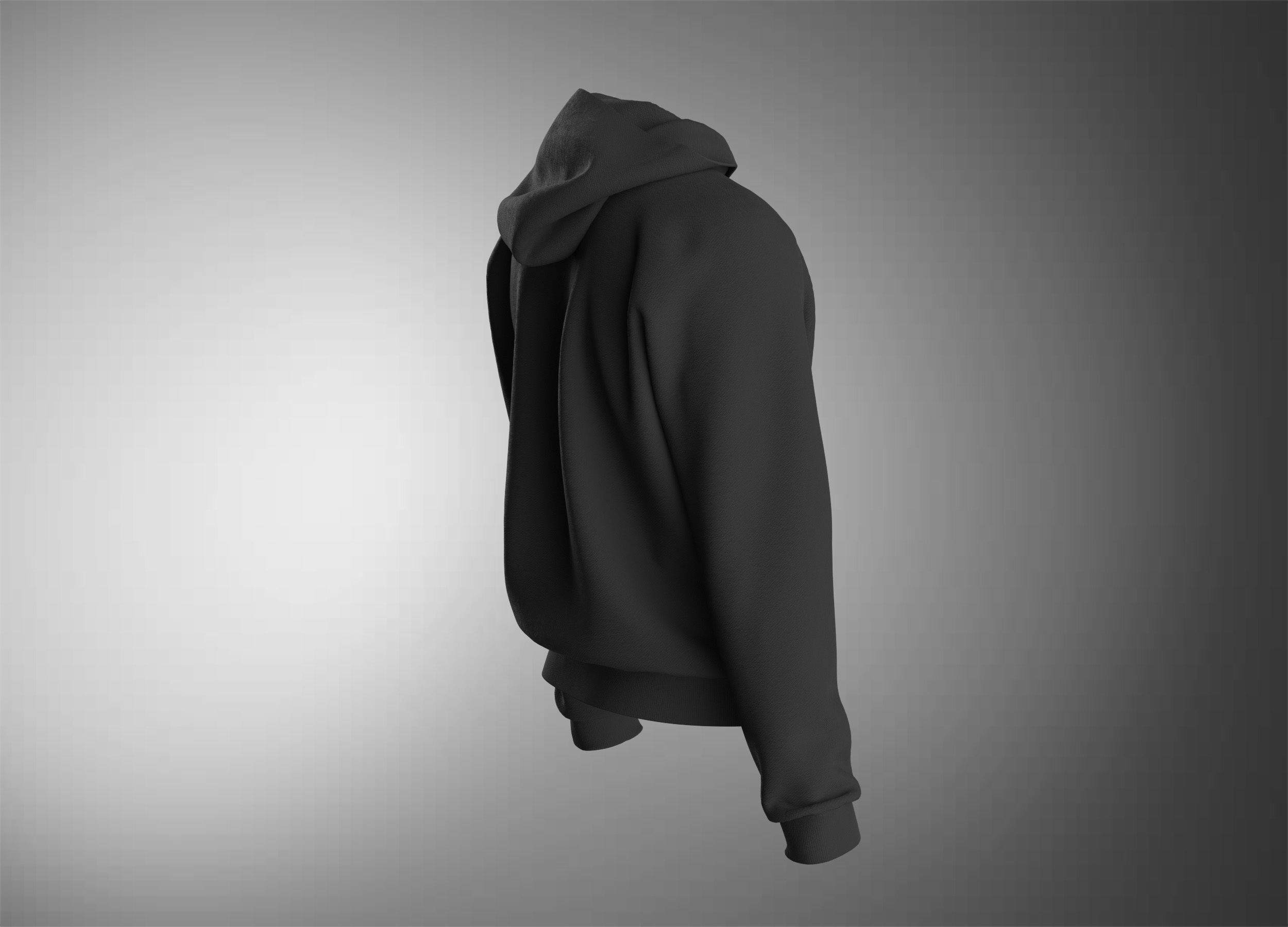 Hoodie Sweat 3D model_15