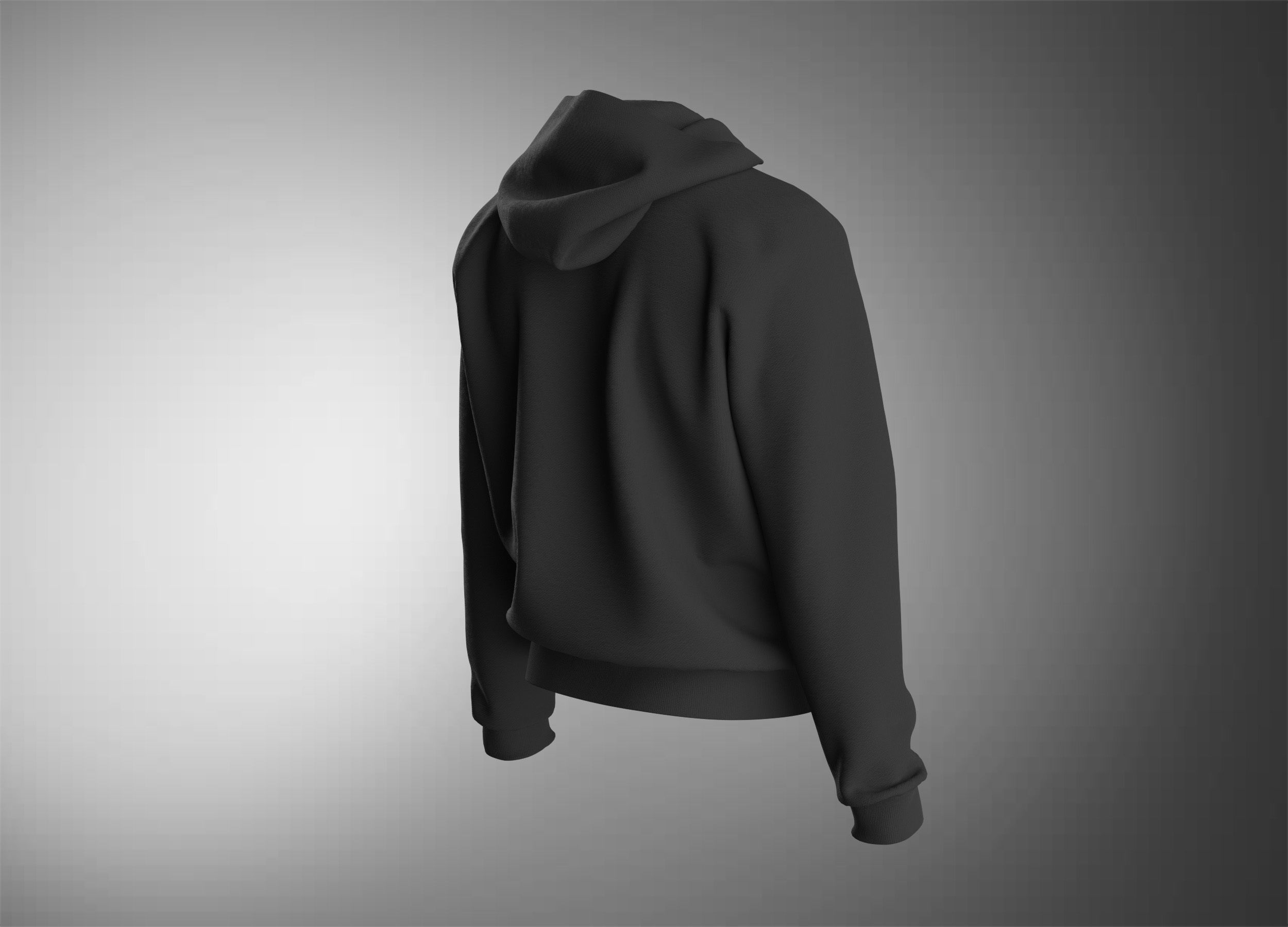 Hoodie Sweat 3D model_16