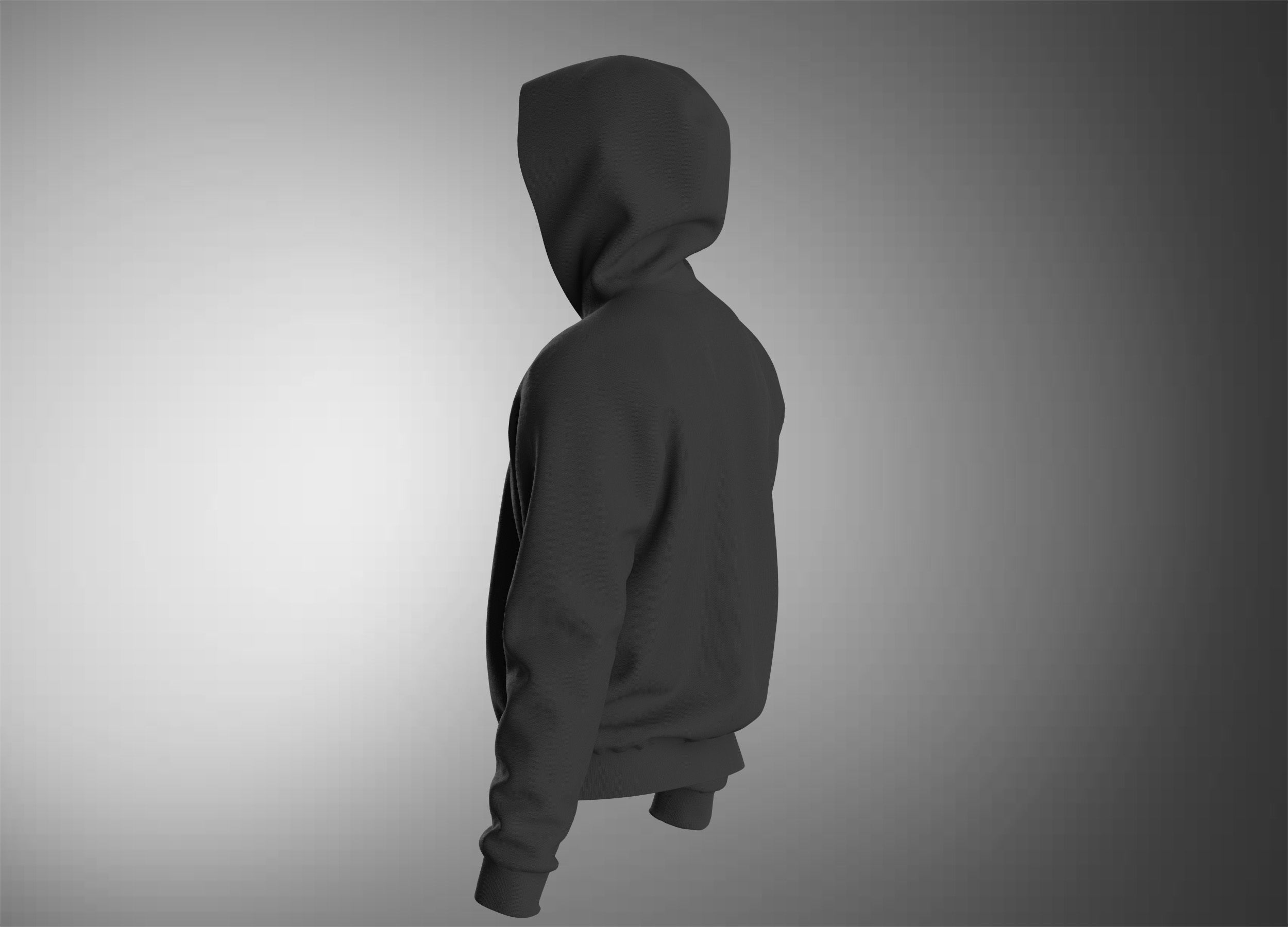 Hoodie Sweat 3D model_8