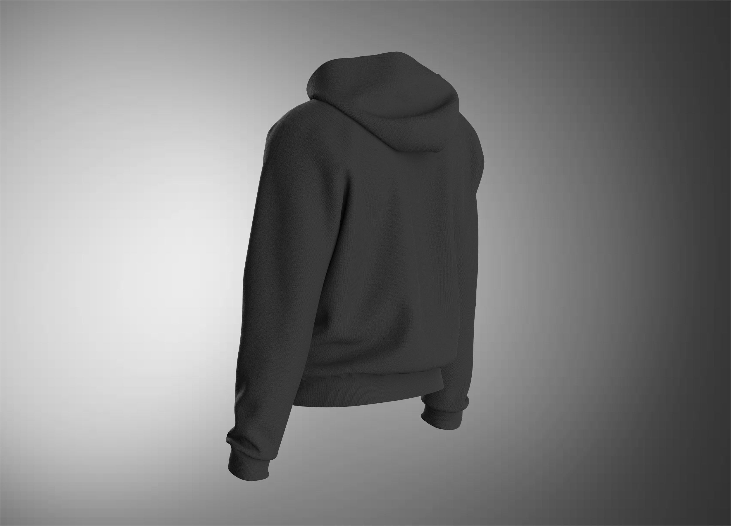 Hoodie Sweat 3D model_20