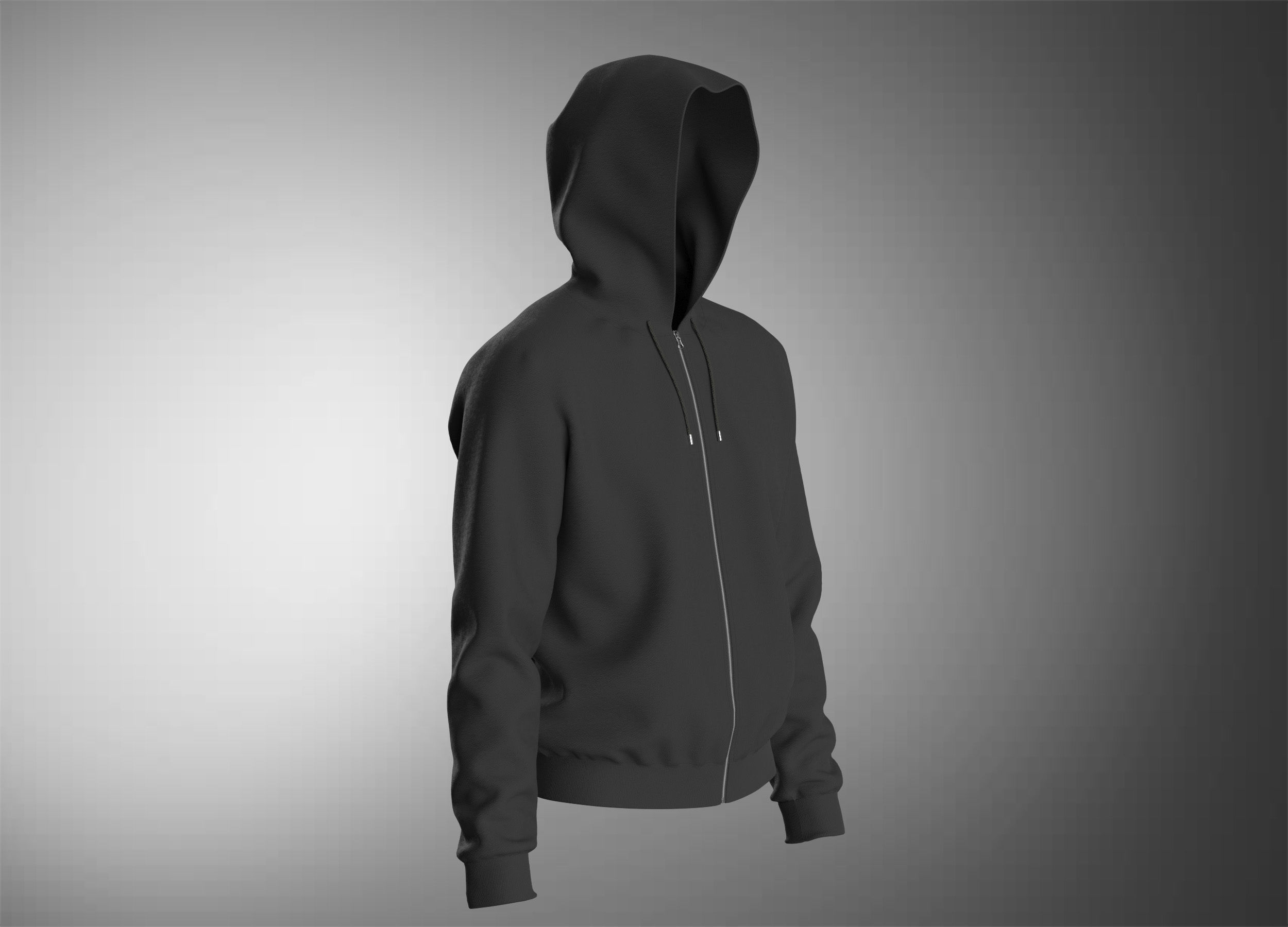 Hoodie Sweat 3D model_23