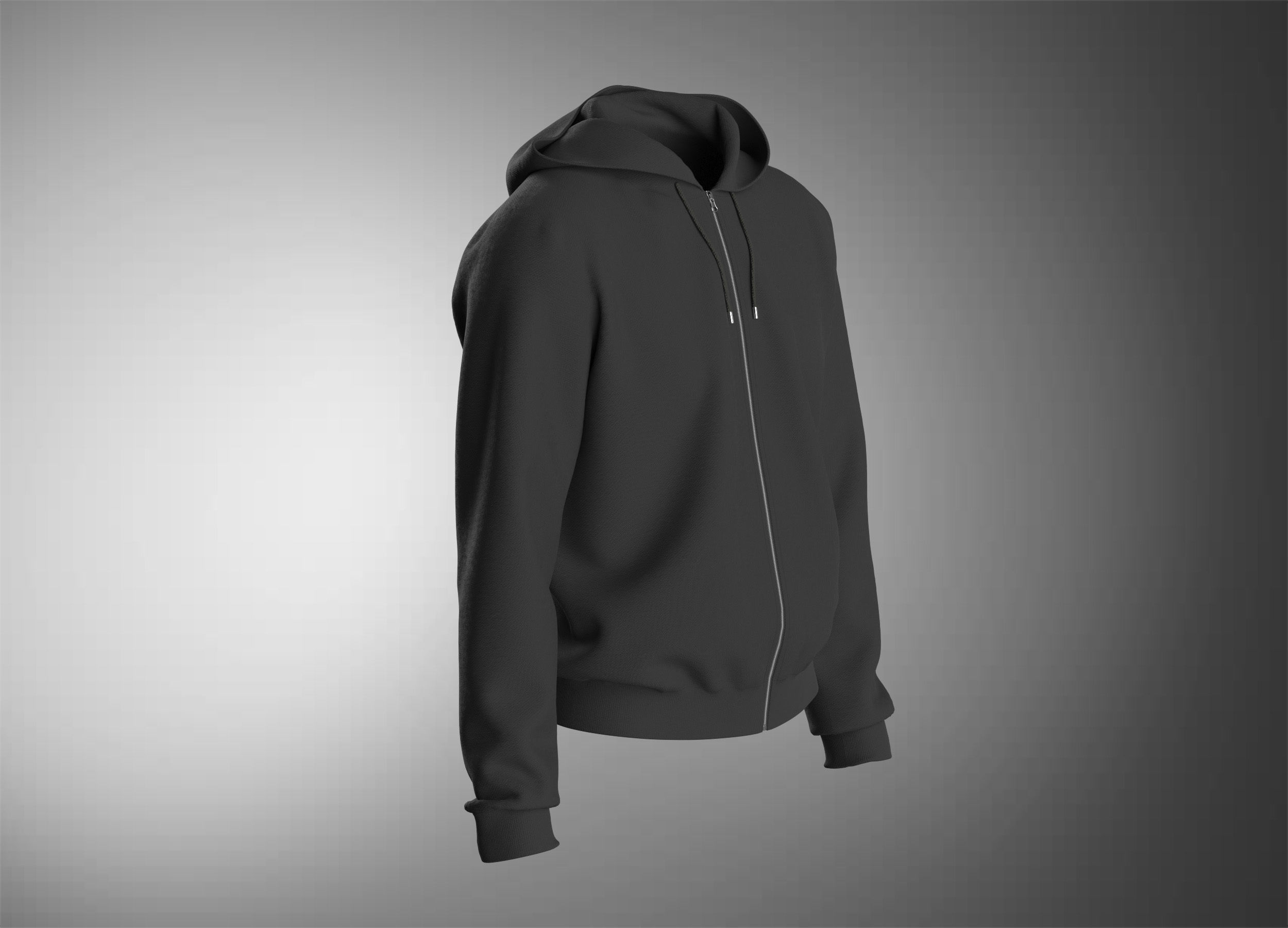Hoodie Sweat 3D model_11