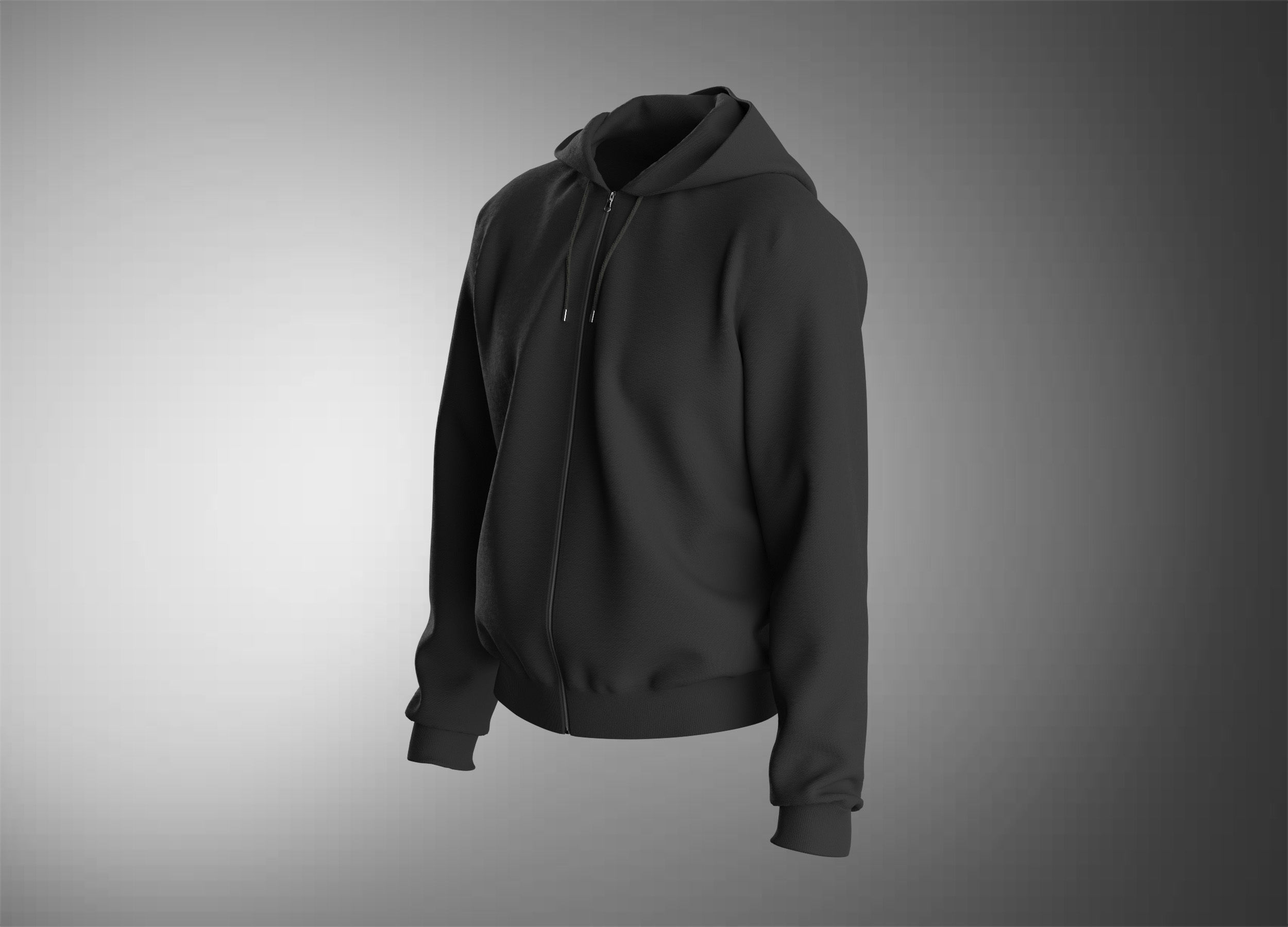 Hoodie Sweat 3D model_25