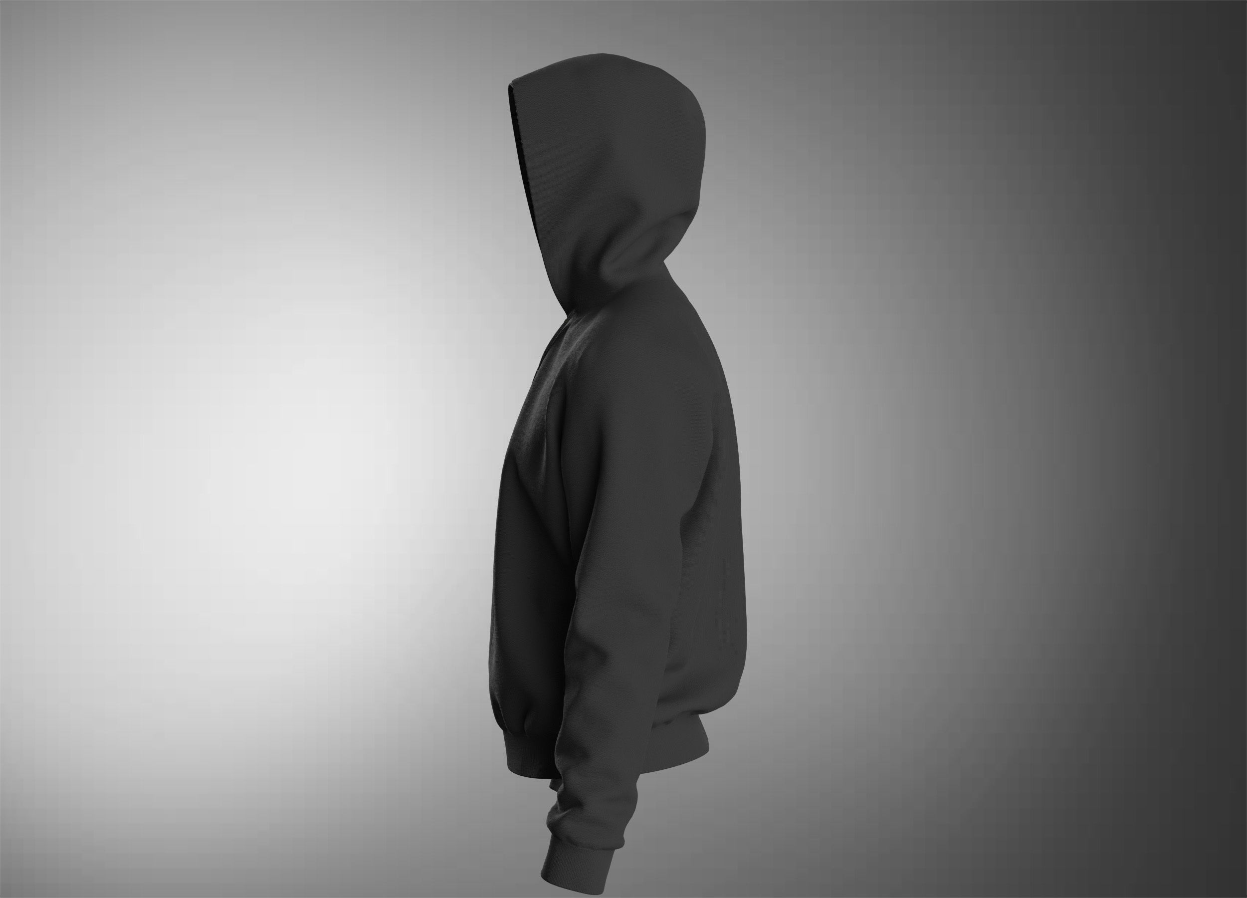 Hoodie Sweat 3D model_3