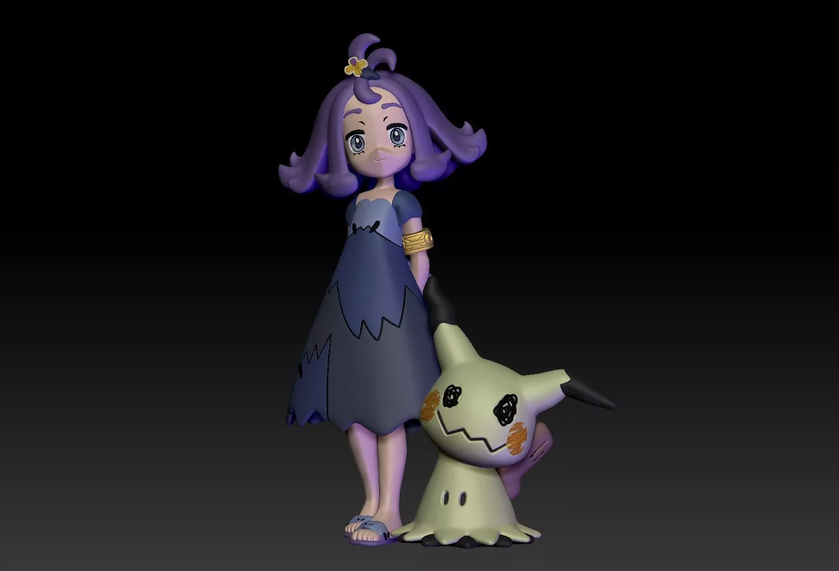 Pokemon Alola Elite Four Acerola 3D print model_0