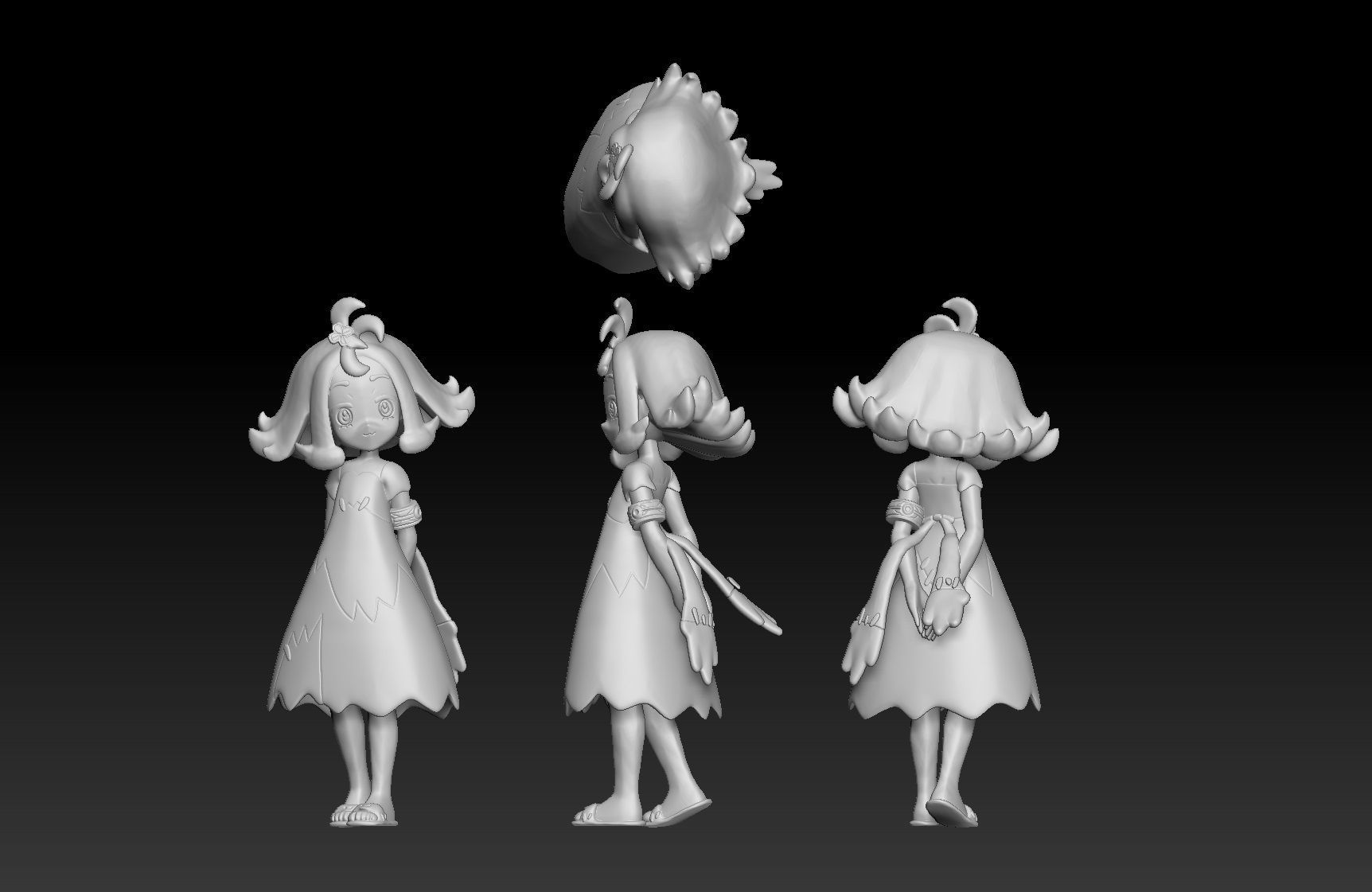 Pokemon Alola Elite Four Acerola 3D print model_1