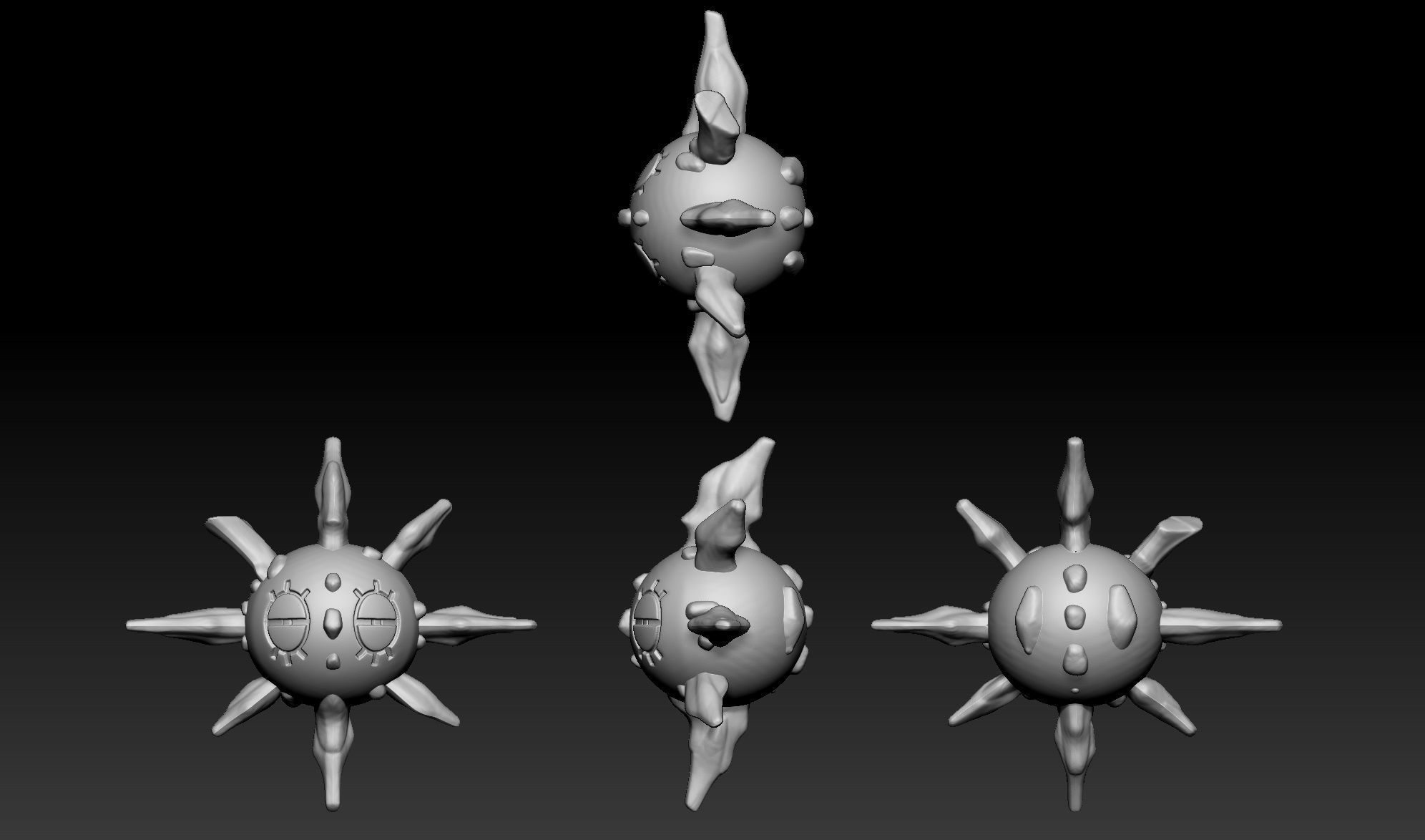 Pokemon Hoenn Gym Leader Tate Liza 3D print model_3