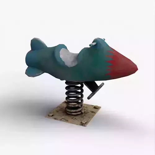 Rocket Spring Rider in Old Vintage Post Apocalyptic Style