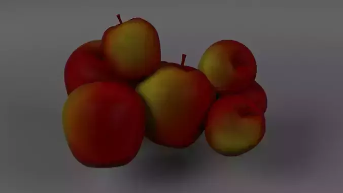 appels apple 3D model
