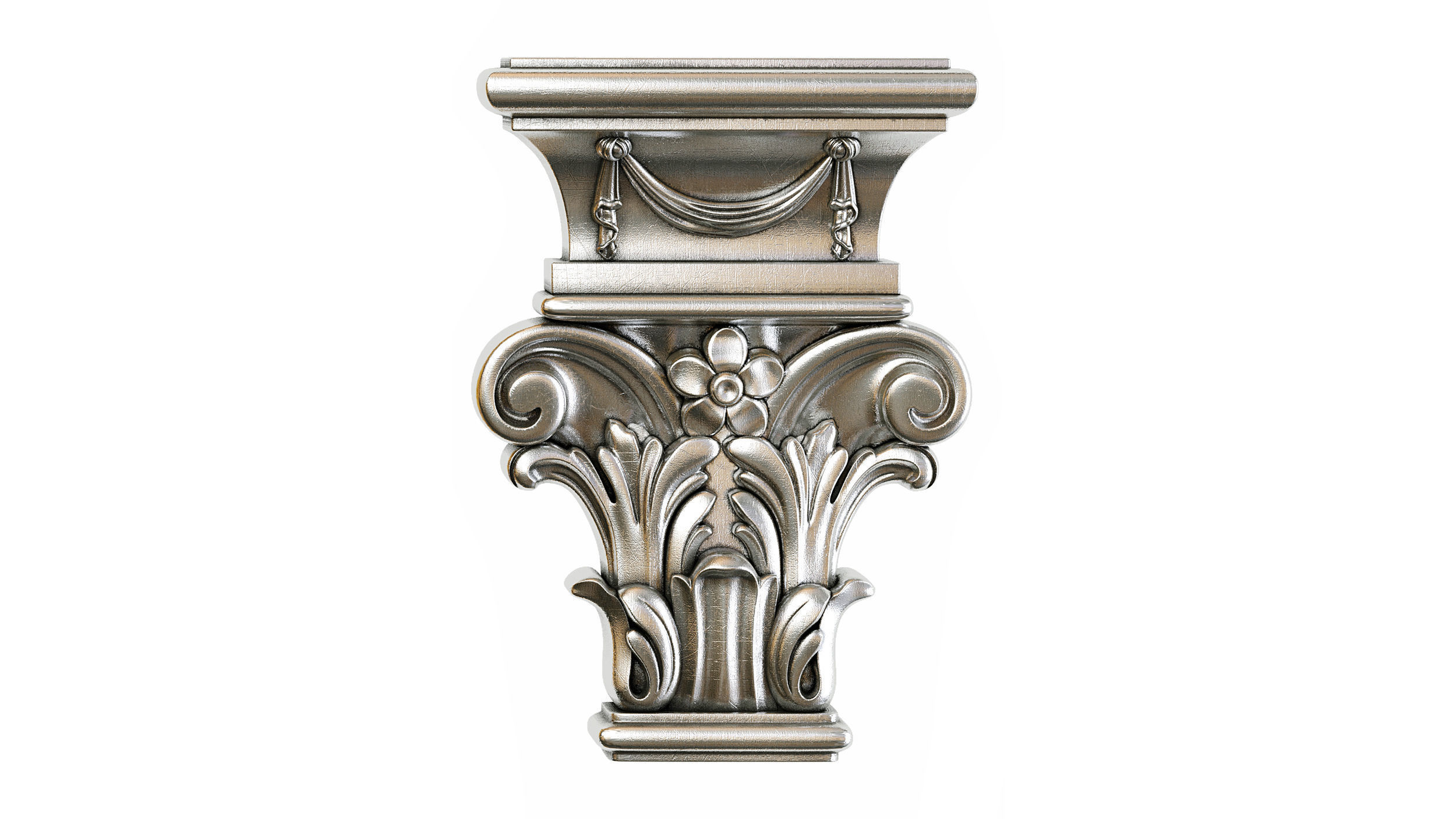 Classic capitel 03 3D model_3