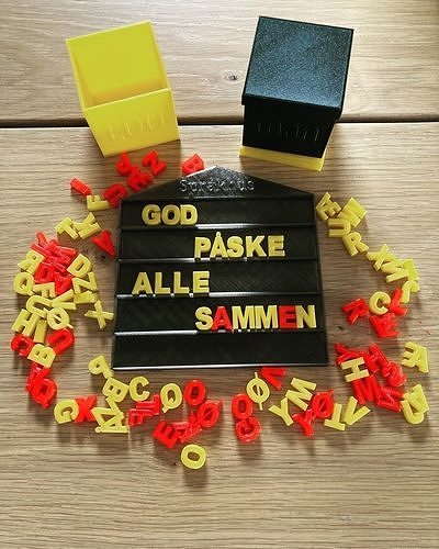 Education language writing 3D print model