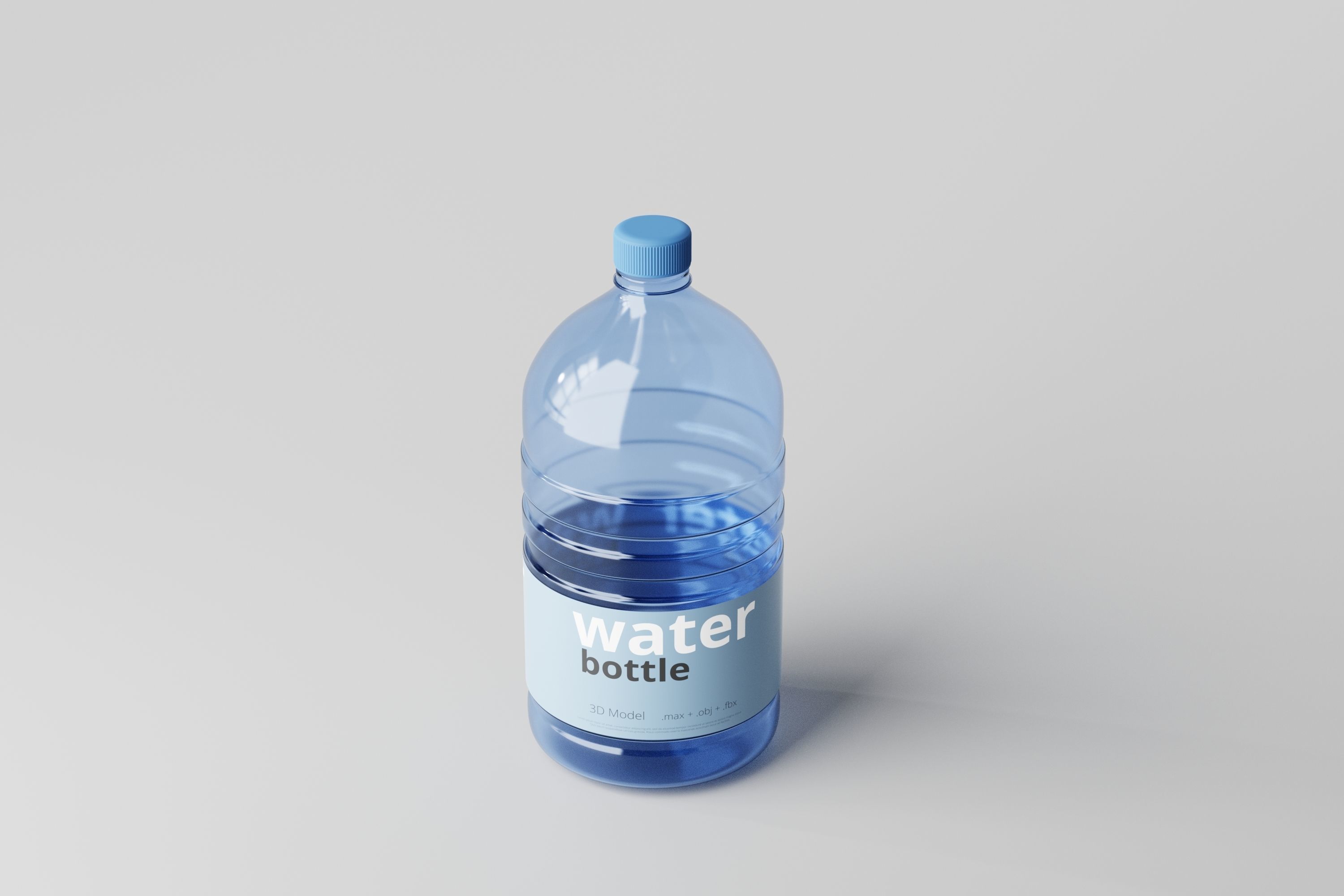 Water Bottle 3D model_2