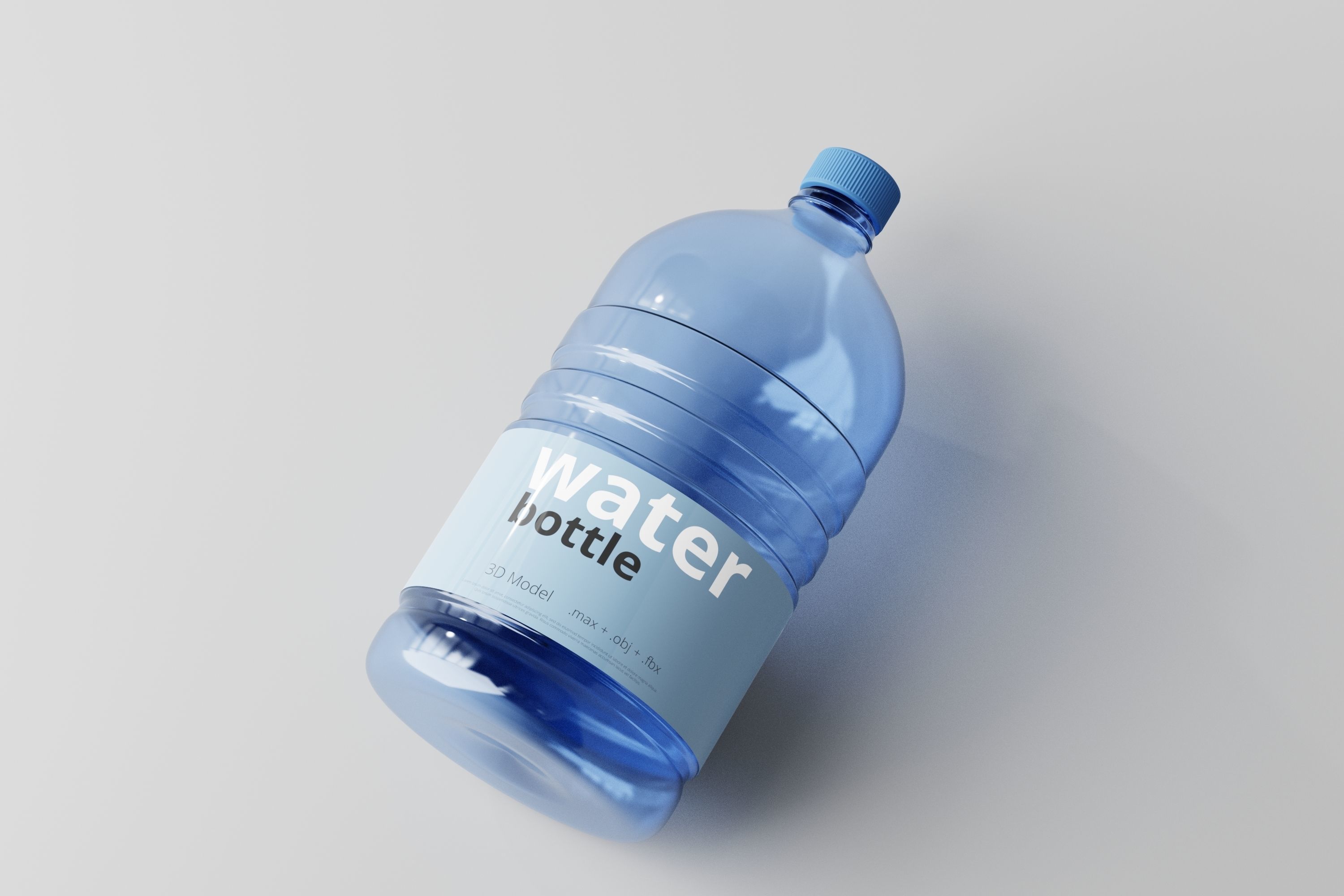 Water Bottle 3D model_4