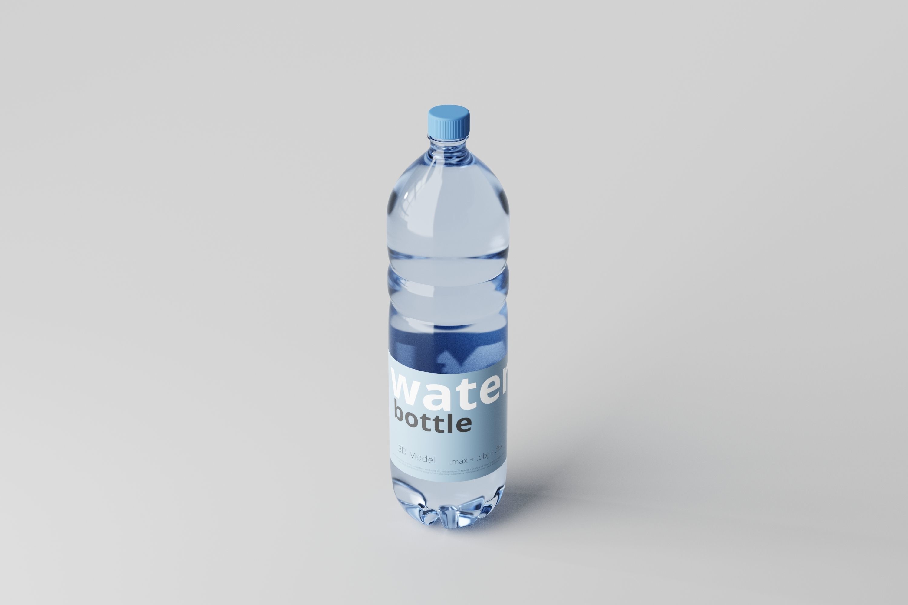 Water Bottle 3D model_2