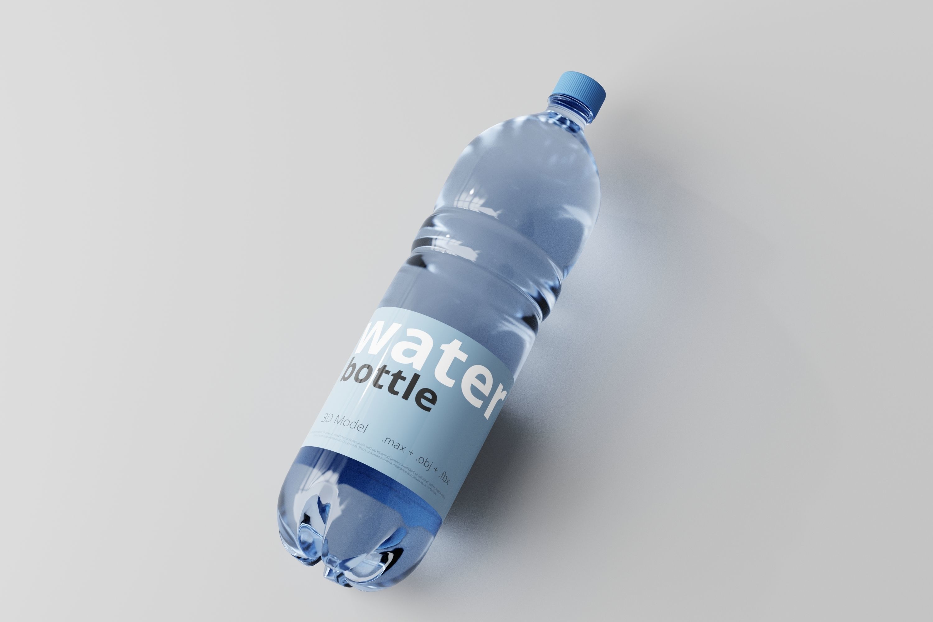 Water Bottle 3D model_4