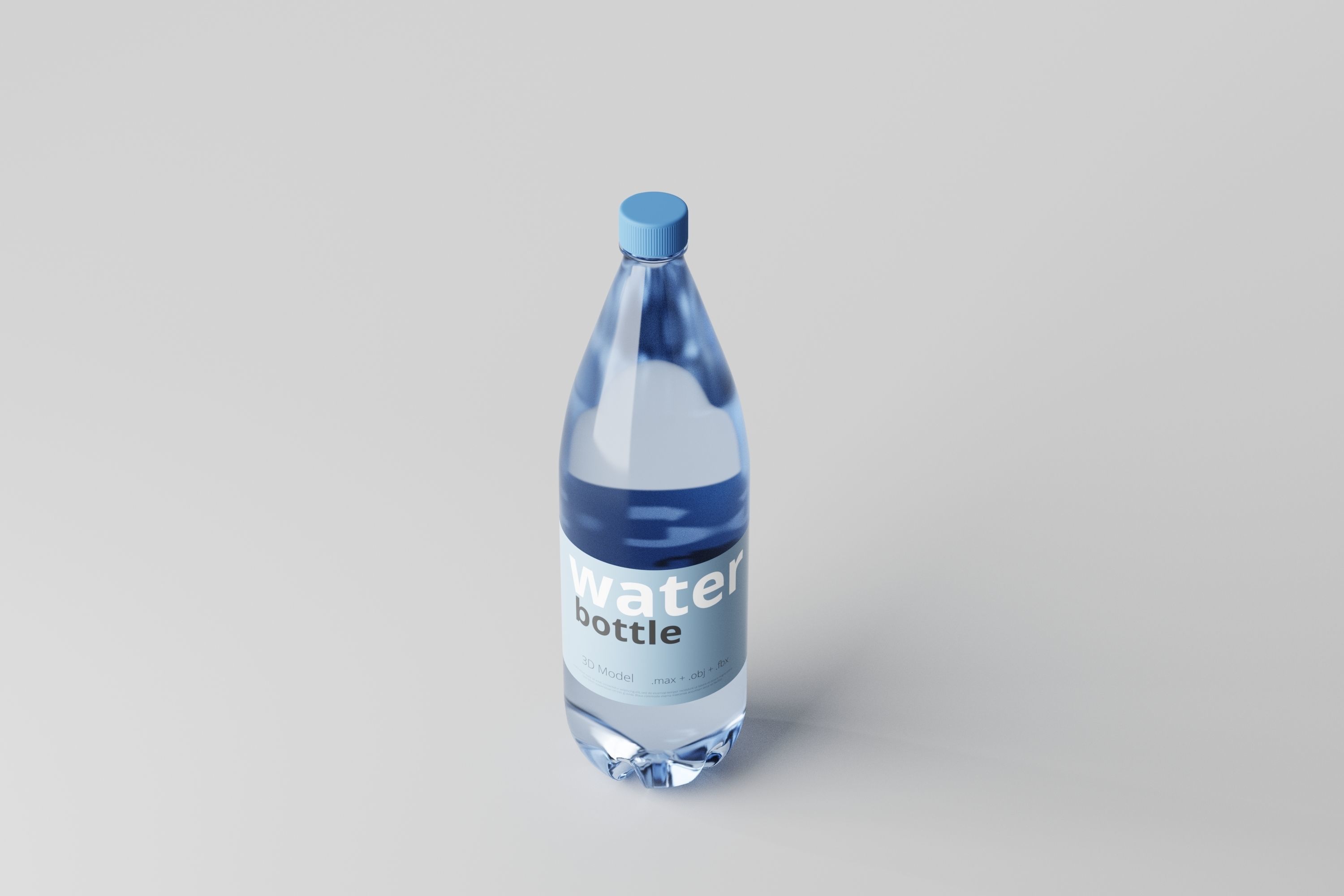Water Bottle 3D model_2