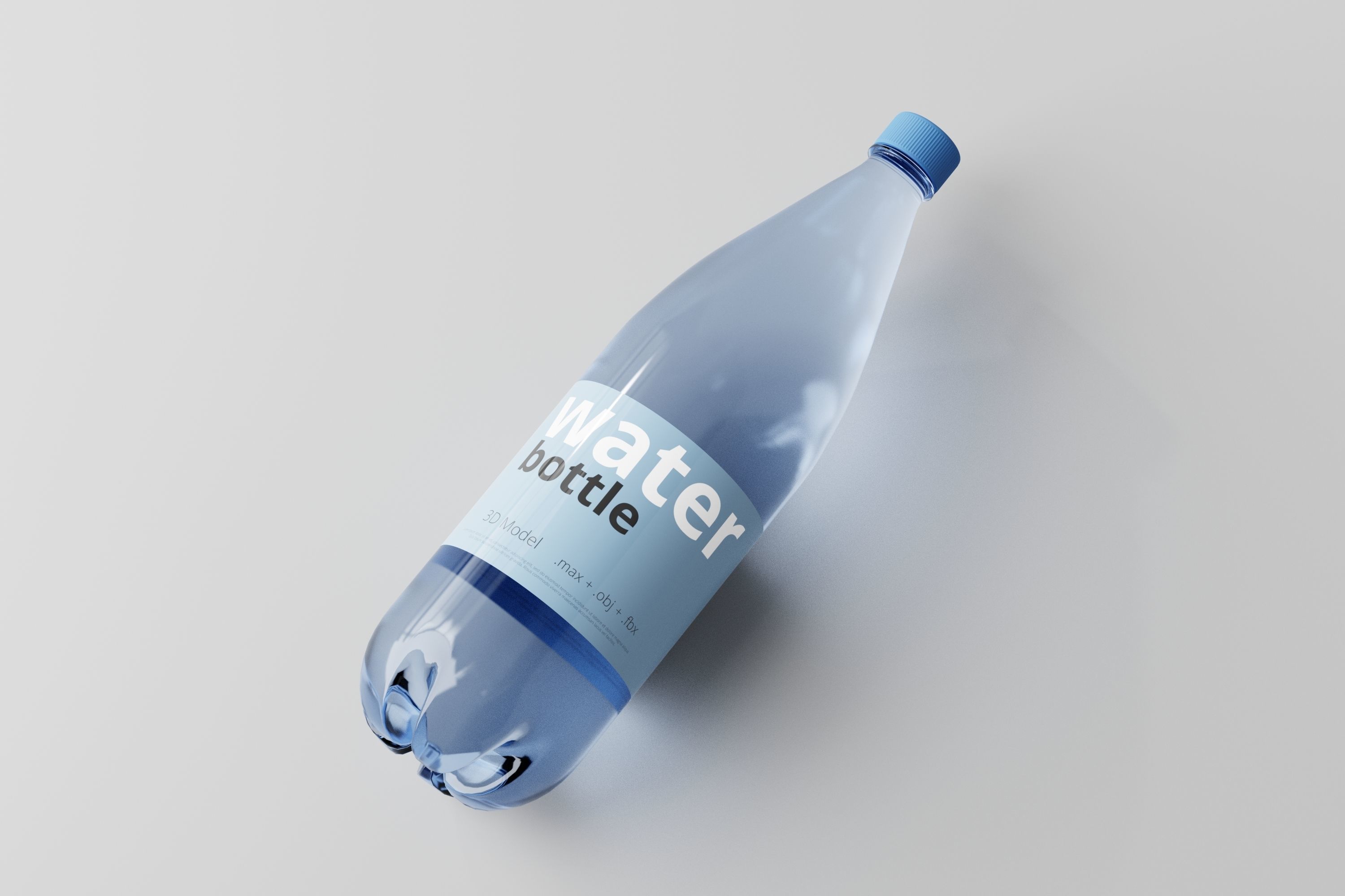 Water Bottle 3D model_4