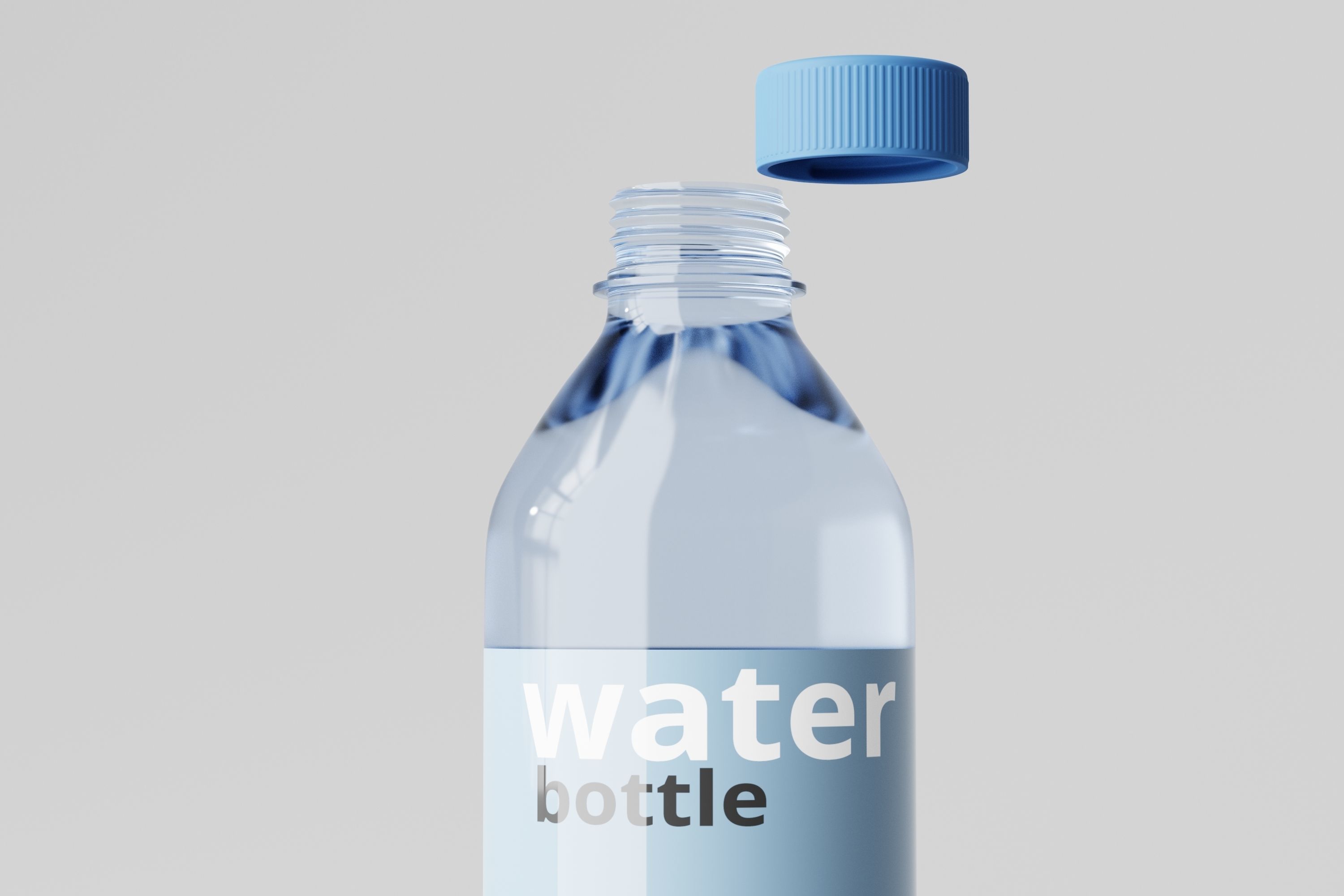 Water Bottle 3D model_3