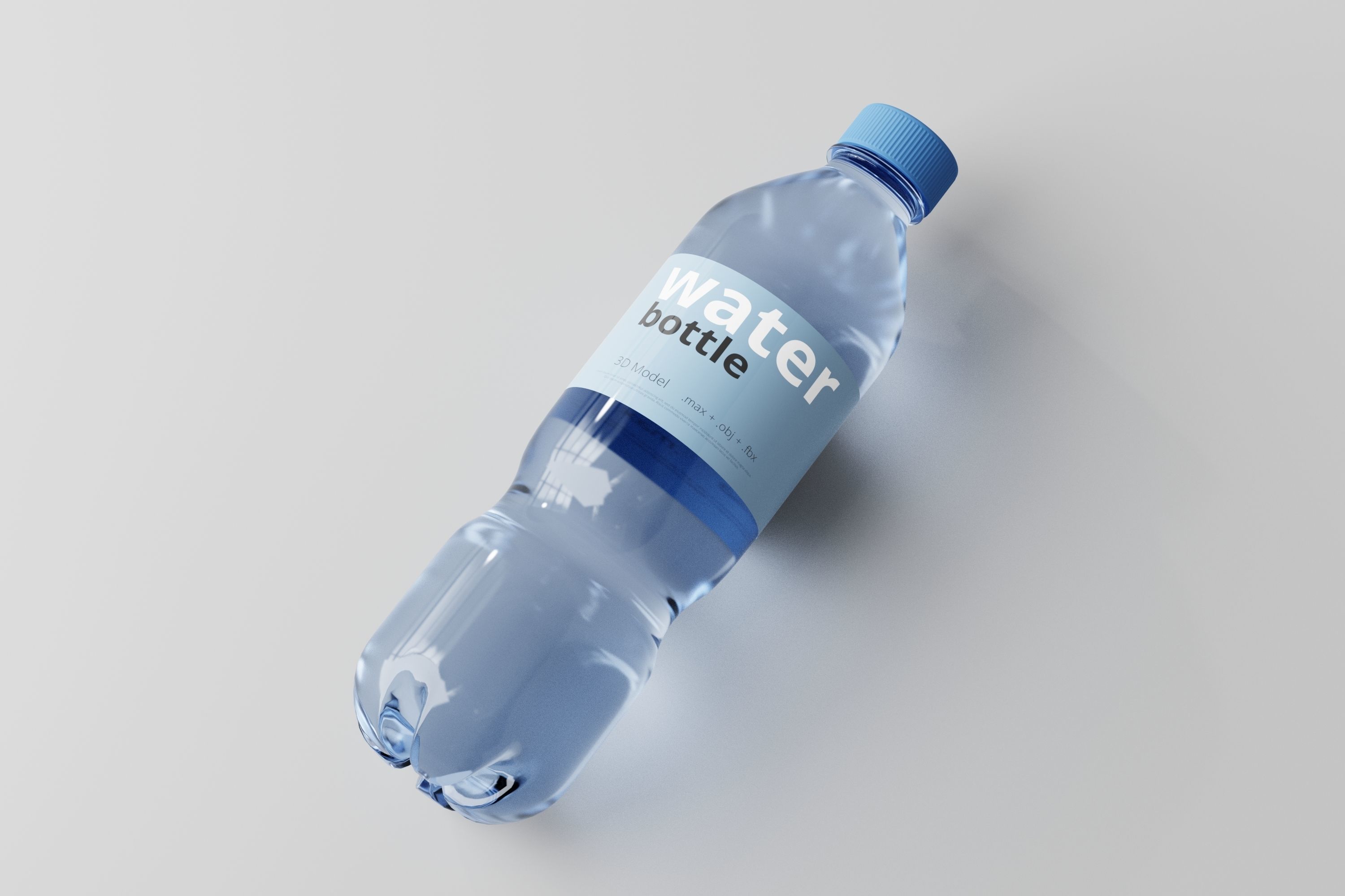 Water Bottle 3D model_4