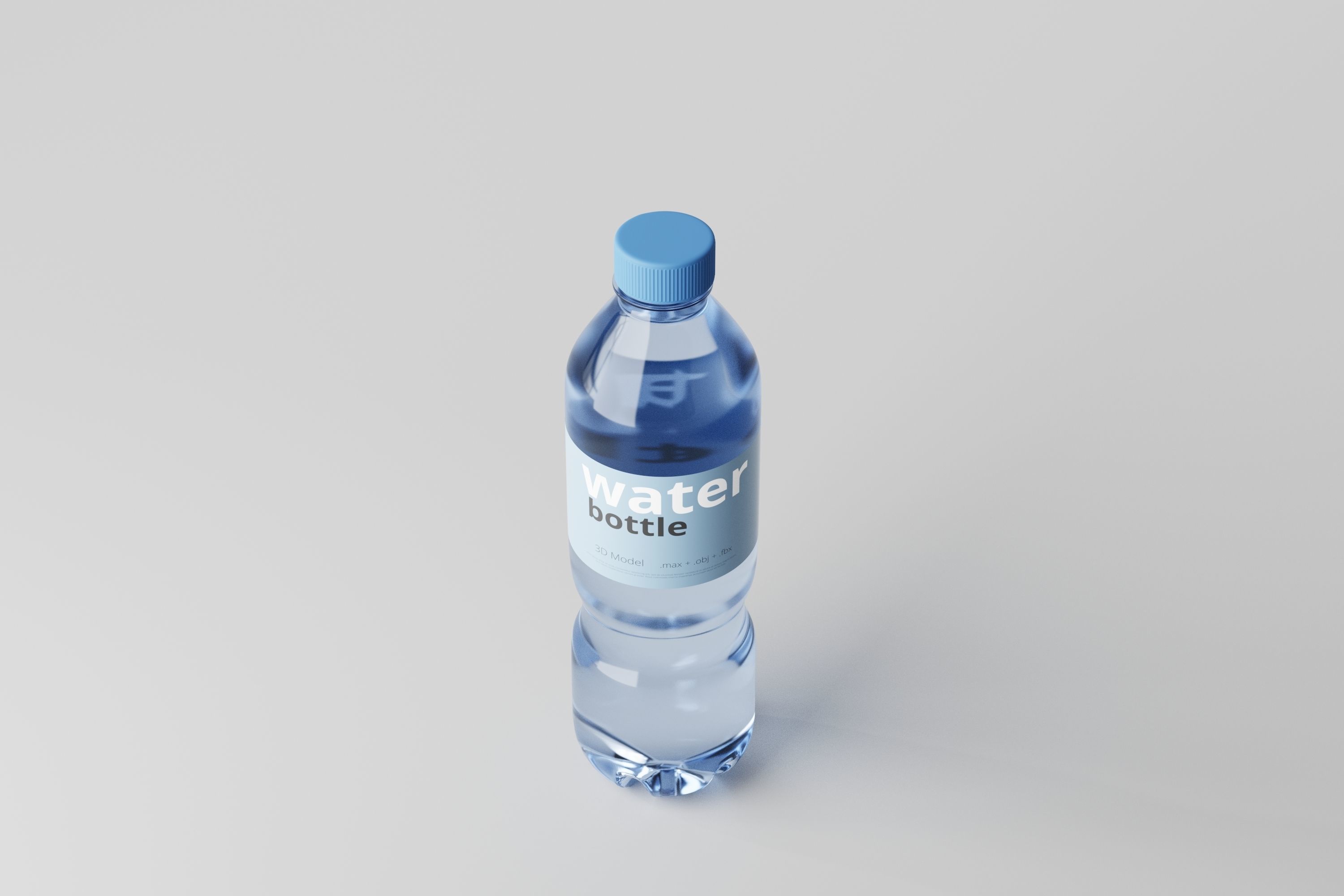 Water Bottle 3D model_2