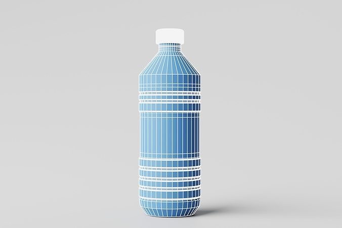 Water Bottle 3D model 7
