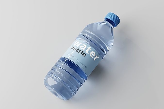 Water Bottle 3D model 5