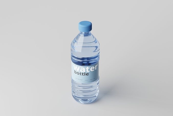 Water Bottle 3D model 3