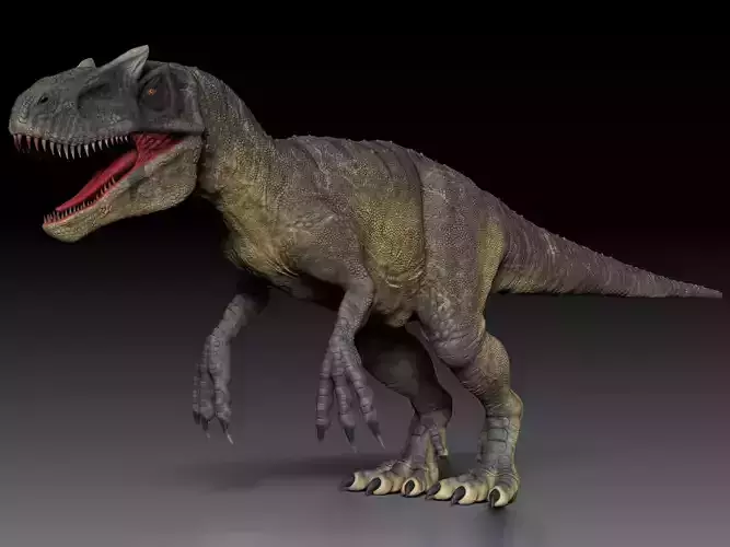 Allosaurus Sculpt Project 3D model
