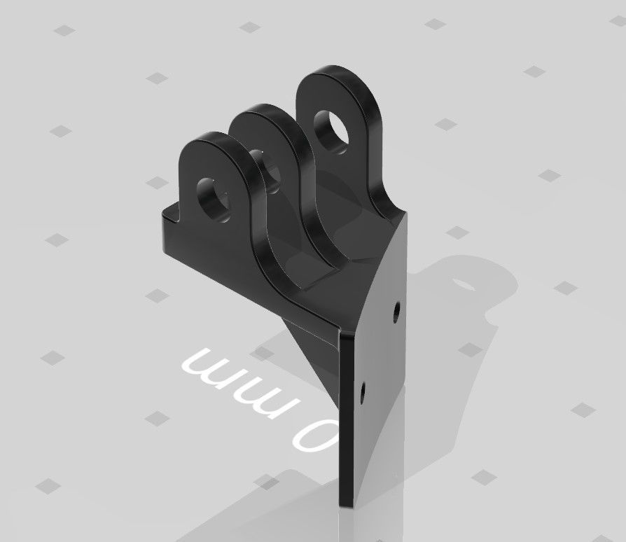 Smoke Box Hinge 1Scale Live Steam 3D Steel Print Free 3D print model_7