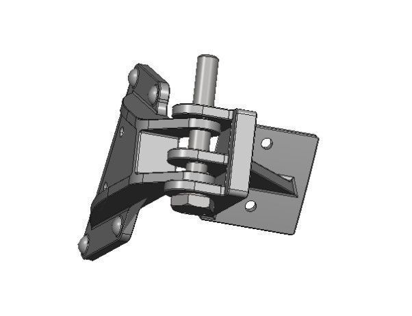 Smoke Box Hinge 1Scale Live Steam 3D Steel Print Free 3D print model_3