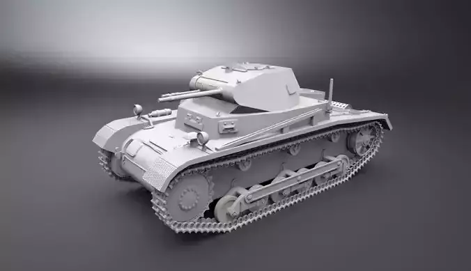 Panzer 2 b Scale model