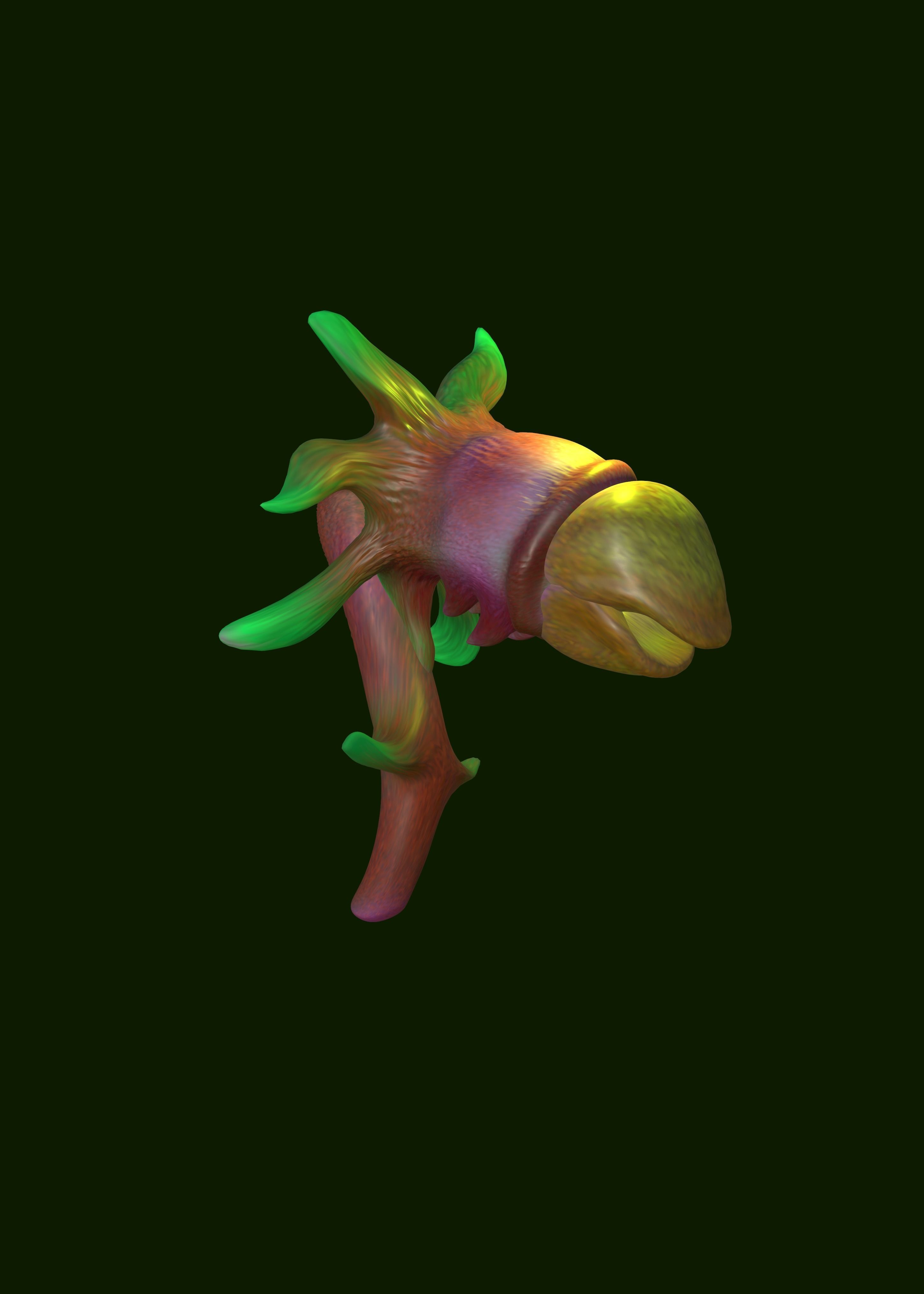 Plants vebrator 3D print model_1