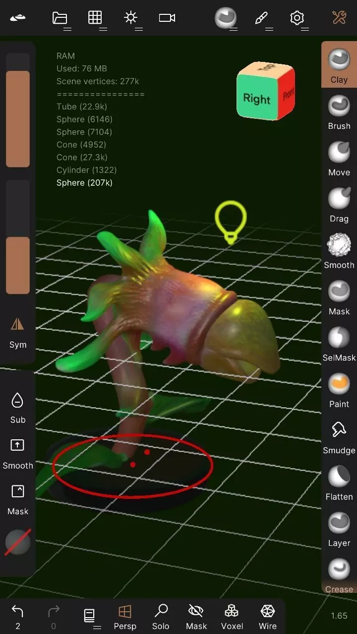 Plants vebrator 3D print model_0